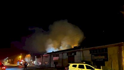 Kayseri'de Mobilya Atölyesinde Yangın