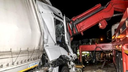 Kuzey Marmara Otoyolu'nda Tır Kazası
