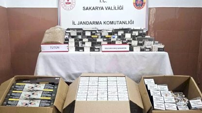 Sakarya'da Kaçak Makaron Operasyonu