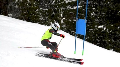 Sarıkamış'ta Kayak Şampiyonası Düzenlendi