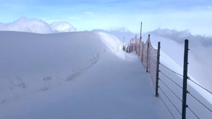 Tahtalı Dağı zirvesi bayrama taze karla hazırlandı