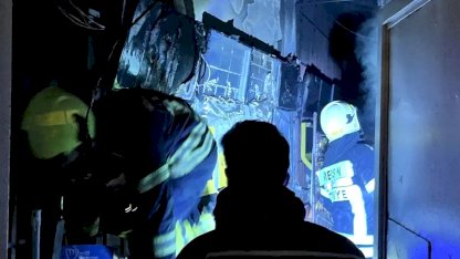 Tarsus'ta Büfe Yangını