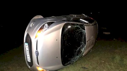 Taşova'da Otomobil Devrildi: 2 Yaralı