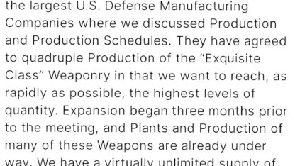 Trump, Silah Üretimini Dört Kat Artıracak