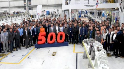 TUSAŞ’tan Airbus A220 Programında 500’üncü sevkiyat