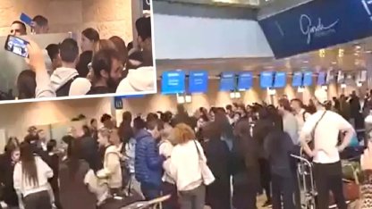 Ülkeden ayrılmak isteyen İsrailliler, Ben Gurion Havalimanı'nda kargaşa çıkardı