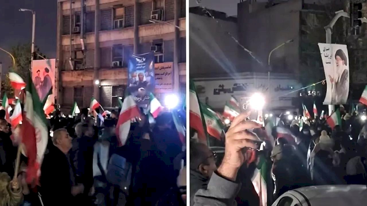 Tahran gece yarısı karanlığa gömüldü: Halk sokaklarda