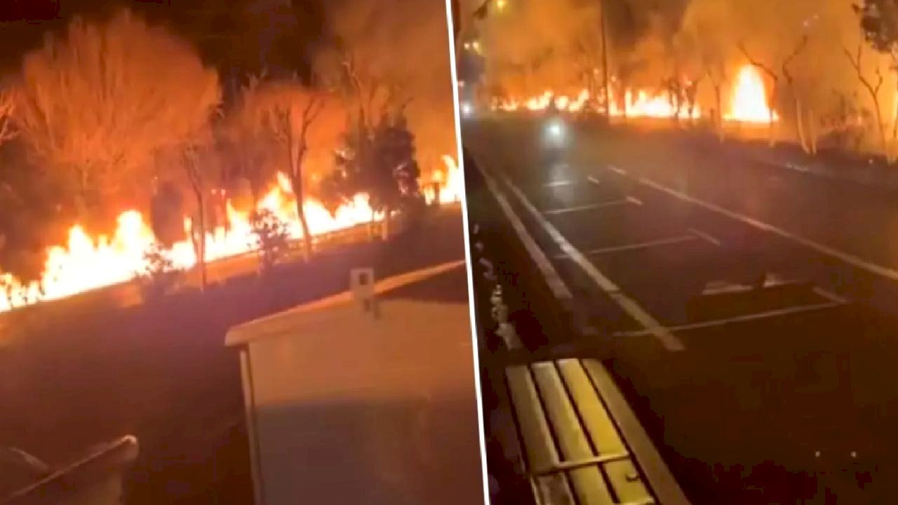 Tahran'da Petrol Deposuna Saldırı