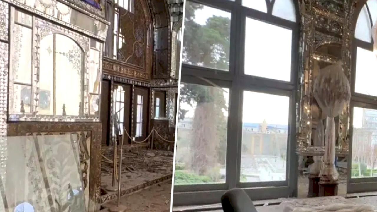 Tahran'da tarihi saray hava saldırısında hasar gördü