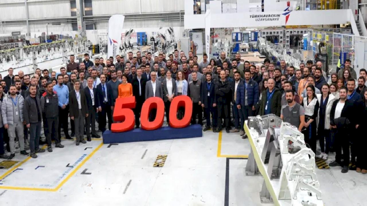 TUSAŞ’tan Airbus A220 Programında 500’üncü sevkiyat