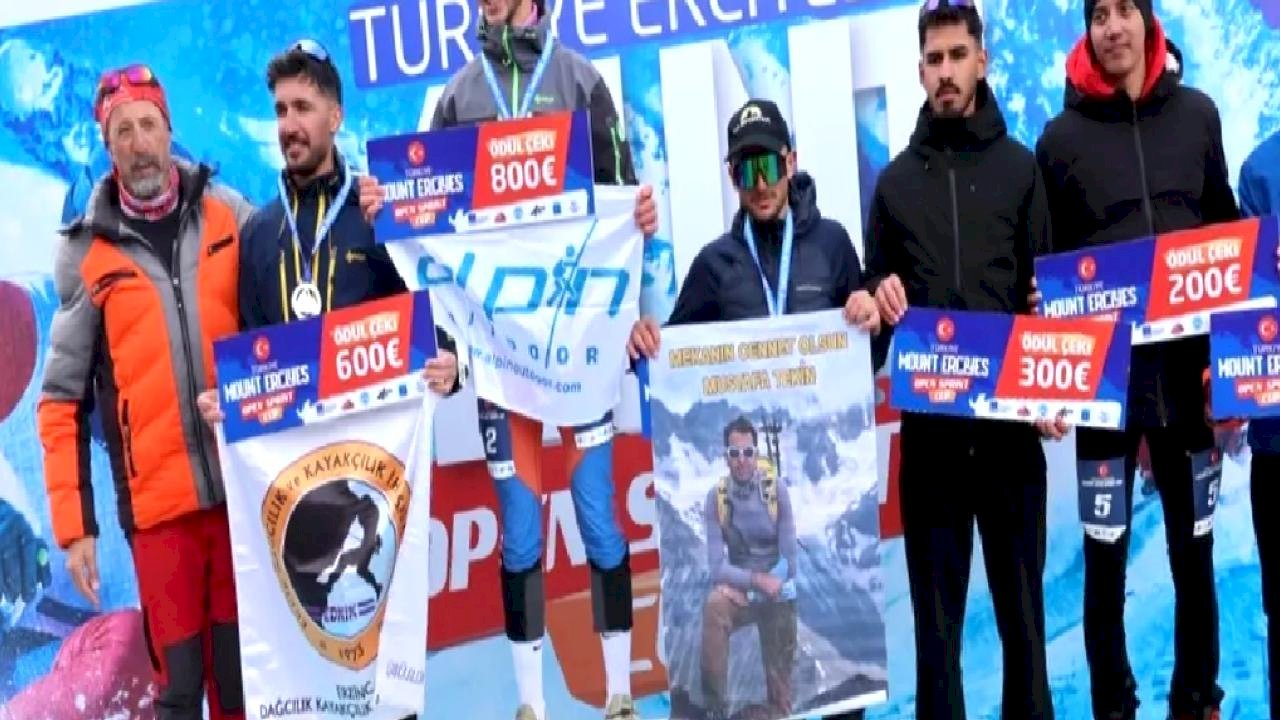 Uluslararası Erciyes Dağ Kayağı Yarışları sona erdi