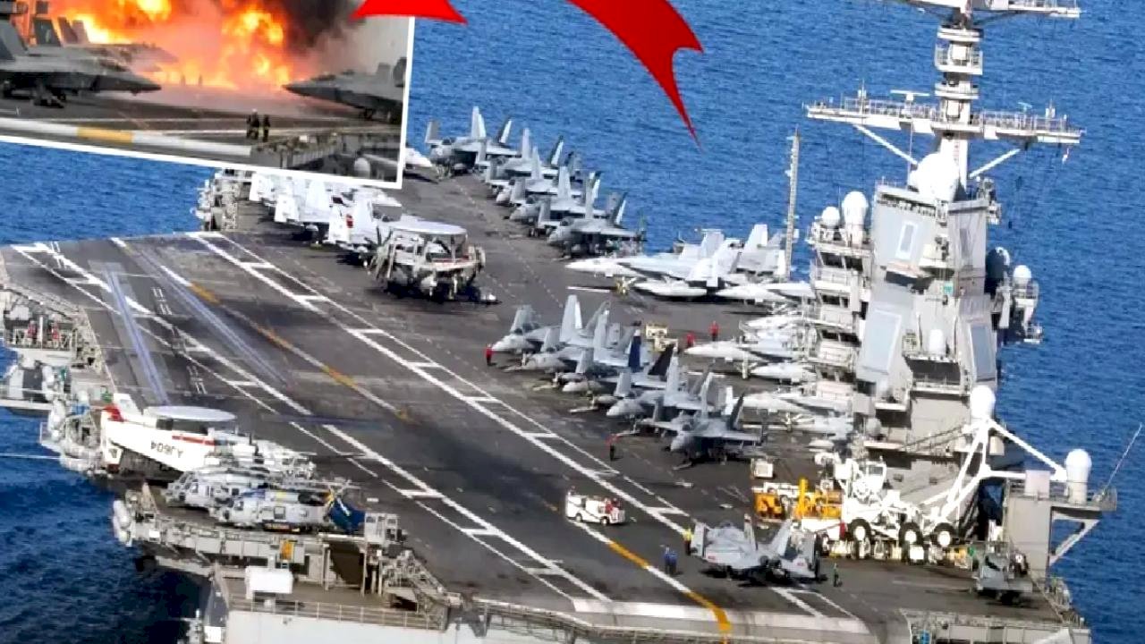 USS Gerald R. Ford Yunanistan'da Bakımda