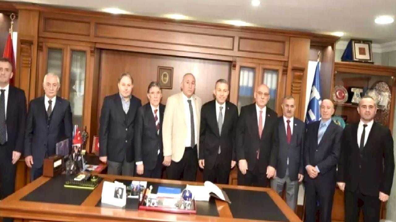 Vali Şahin, TESOB Başkanı Kara'yı Ziyaret Etti