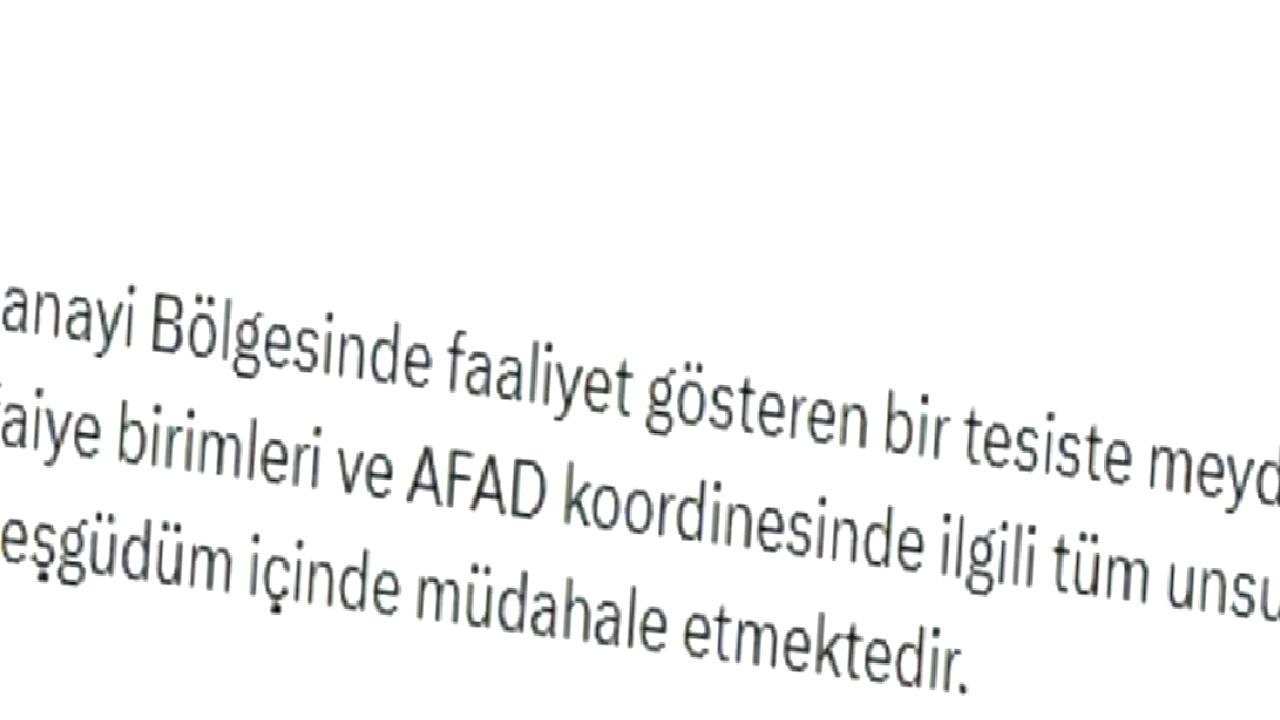 Yangın Kontrol Altına Alınıyor