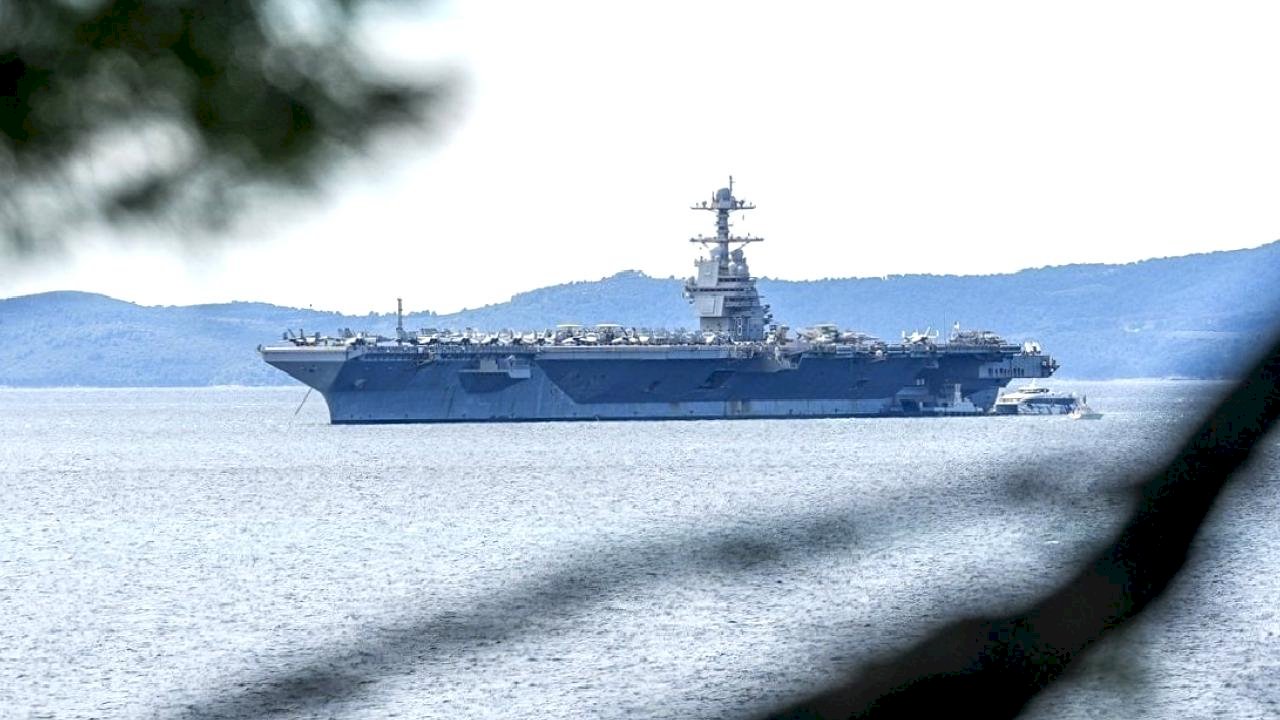 ABD uçak gemisi USS Gerald R. Ford onarıldı