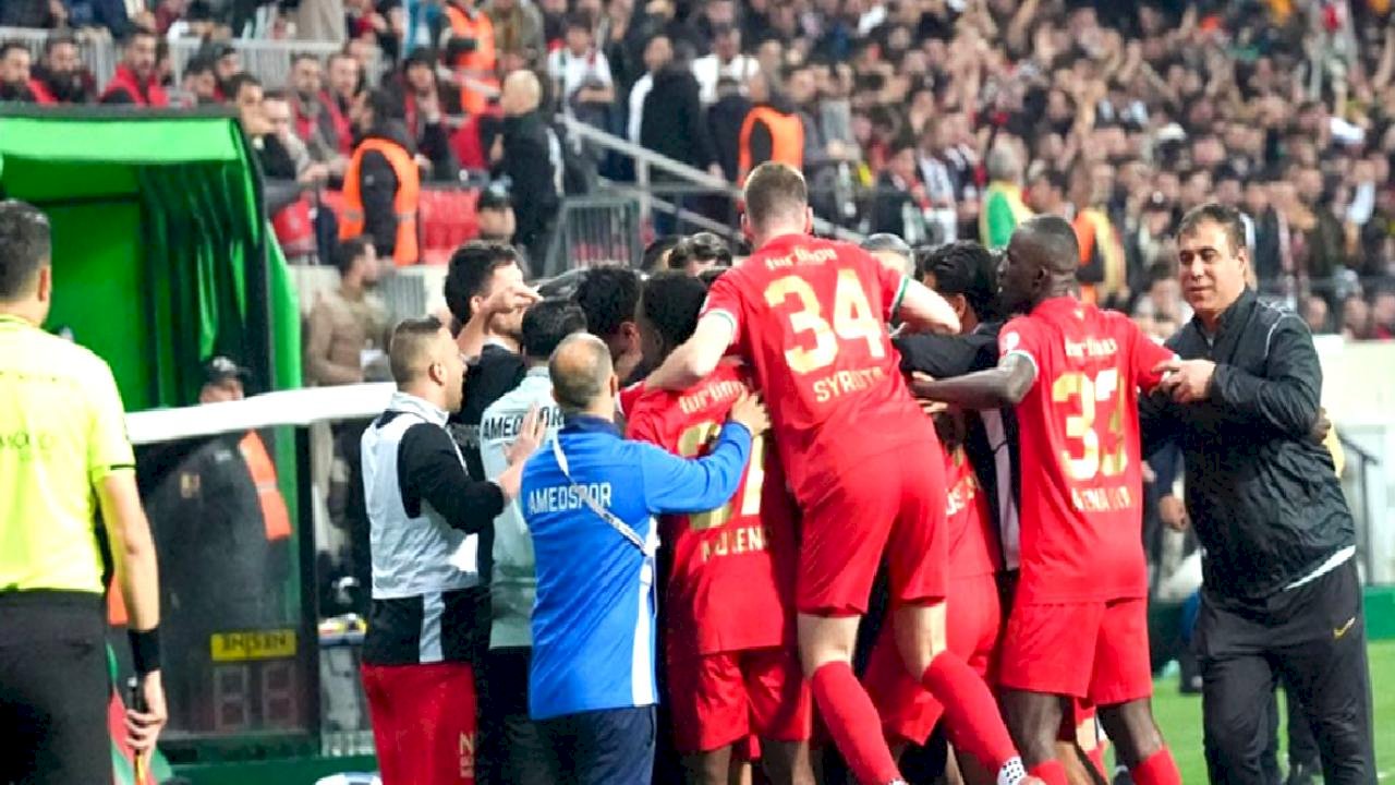 Amedspor'dan Boluspor'a gol şov