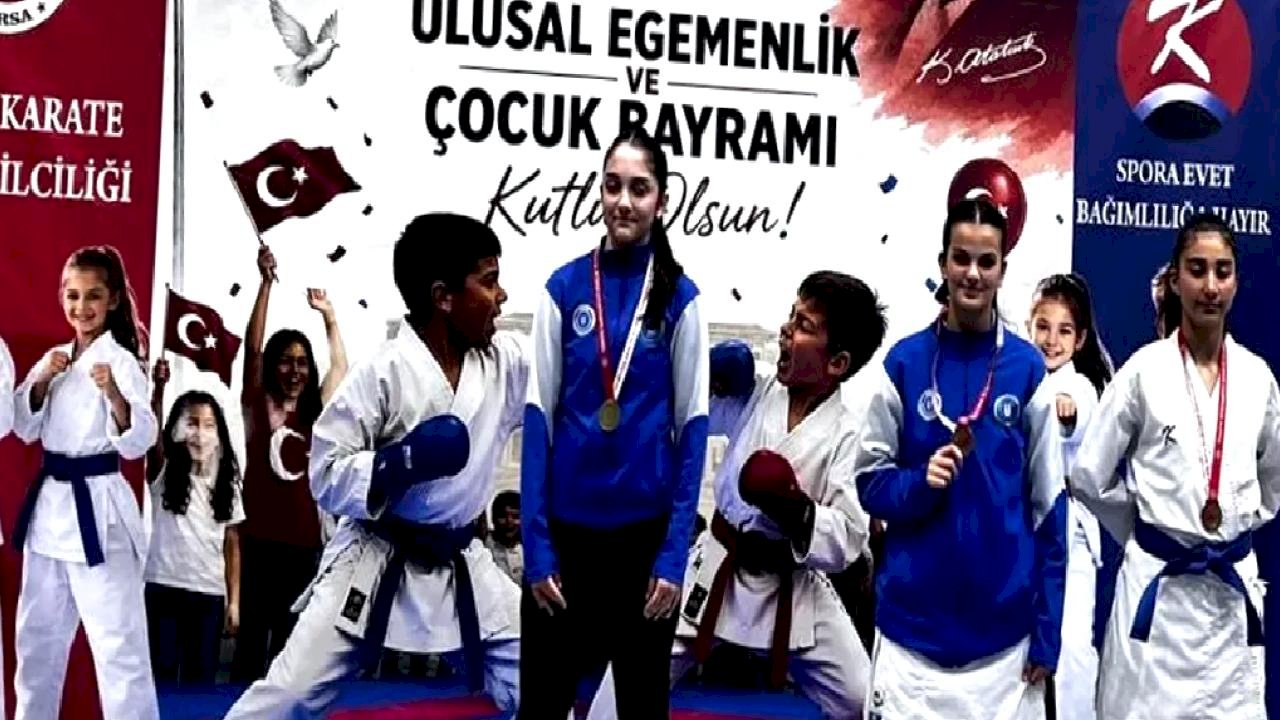 Bursa Büyükşehirli karateciler göz doldurdu