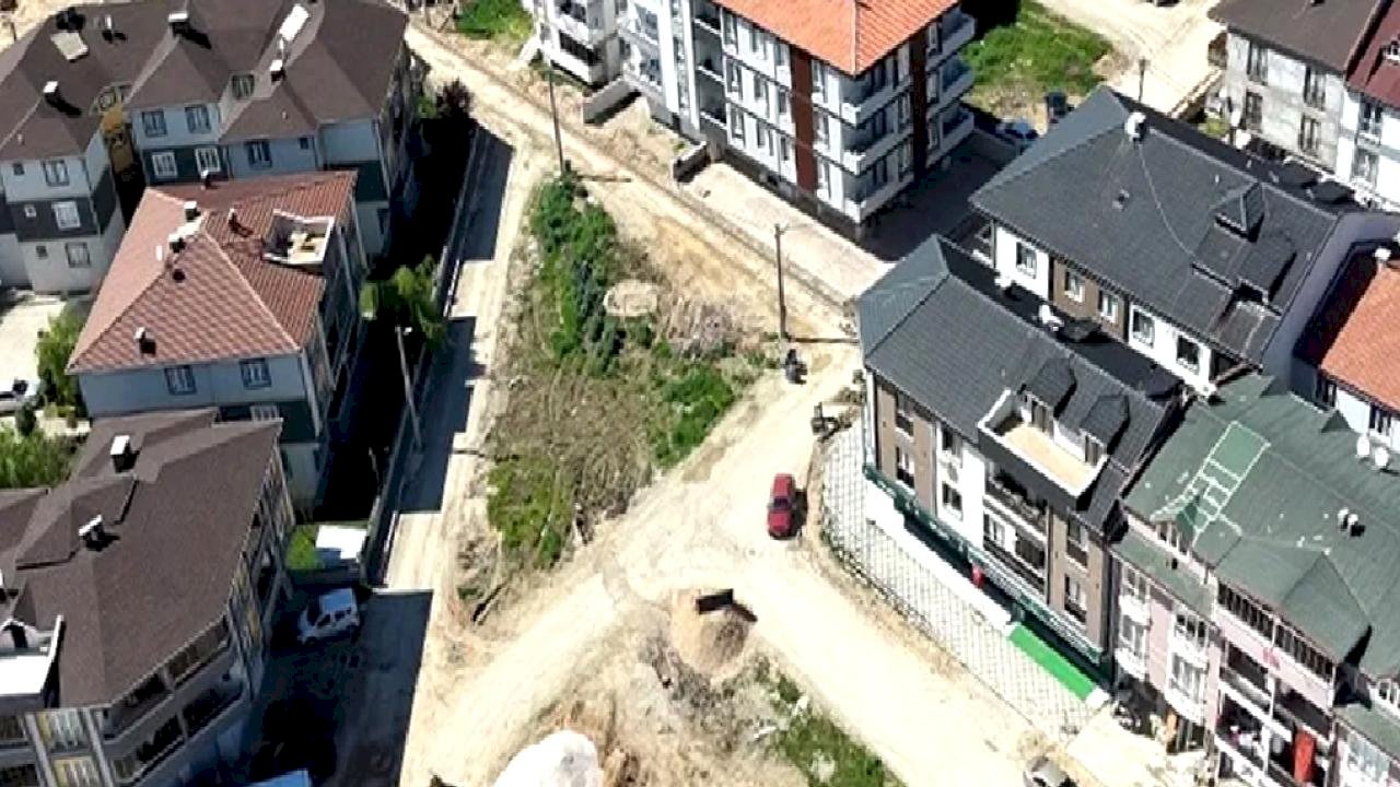 Bursa İnegöl Alanyurt'ta 11 sokakta tretuvar uygulaması