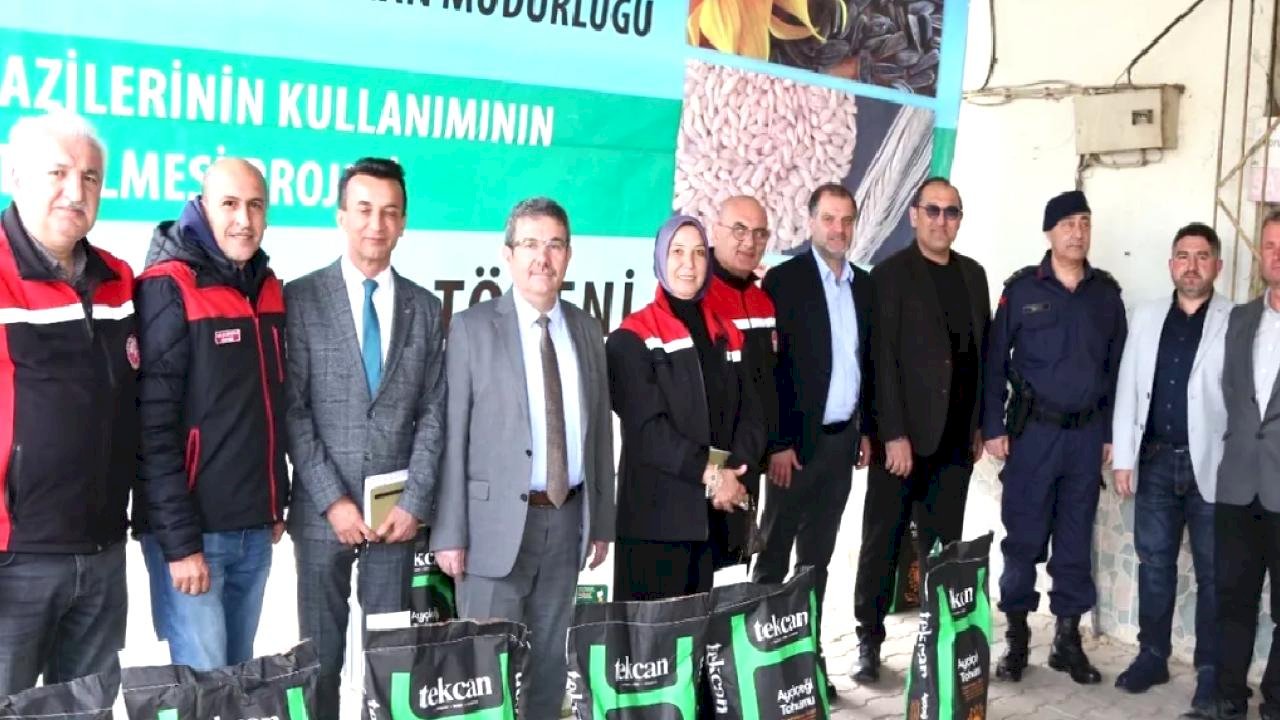 Bursa'nın üç ilçesinde ayçiçeği üretimine güçlü destek