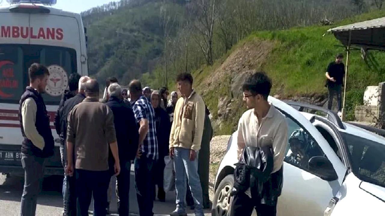 Düzce-Yığılca yolunda kaza: 1 yaralı