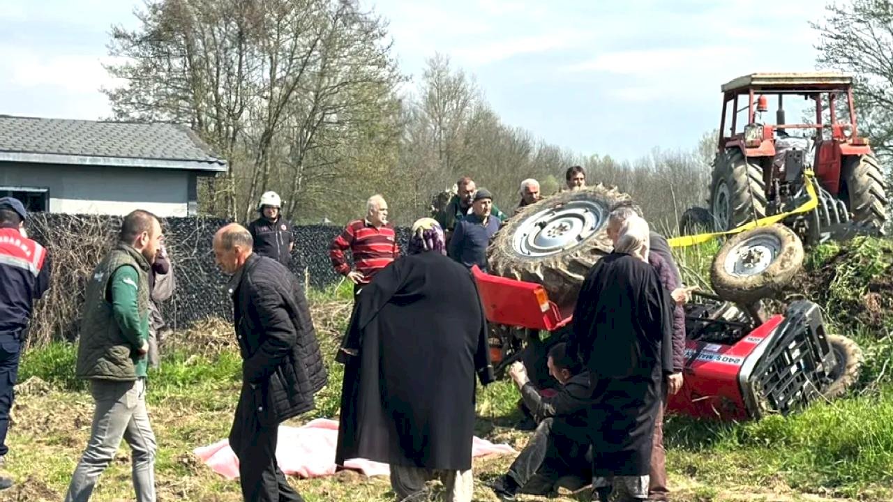 Düzce’de traktör kazası: 1 ölü