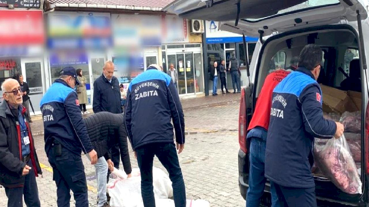 Fatsa'da 200 Kilo Kaçak Et Ele Geçirildi