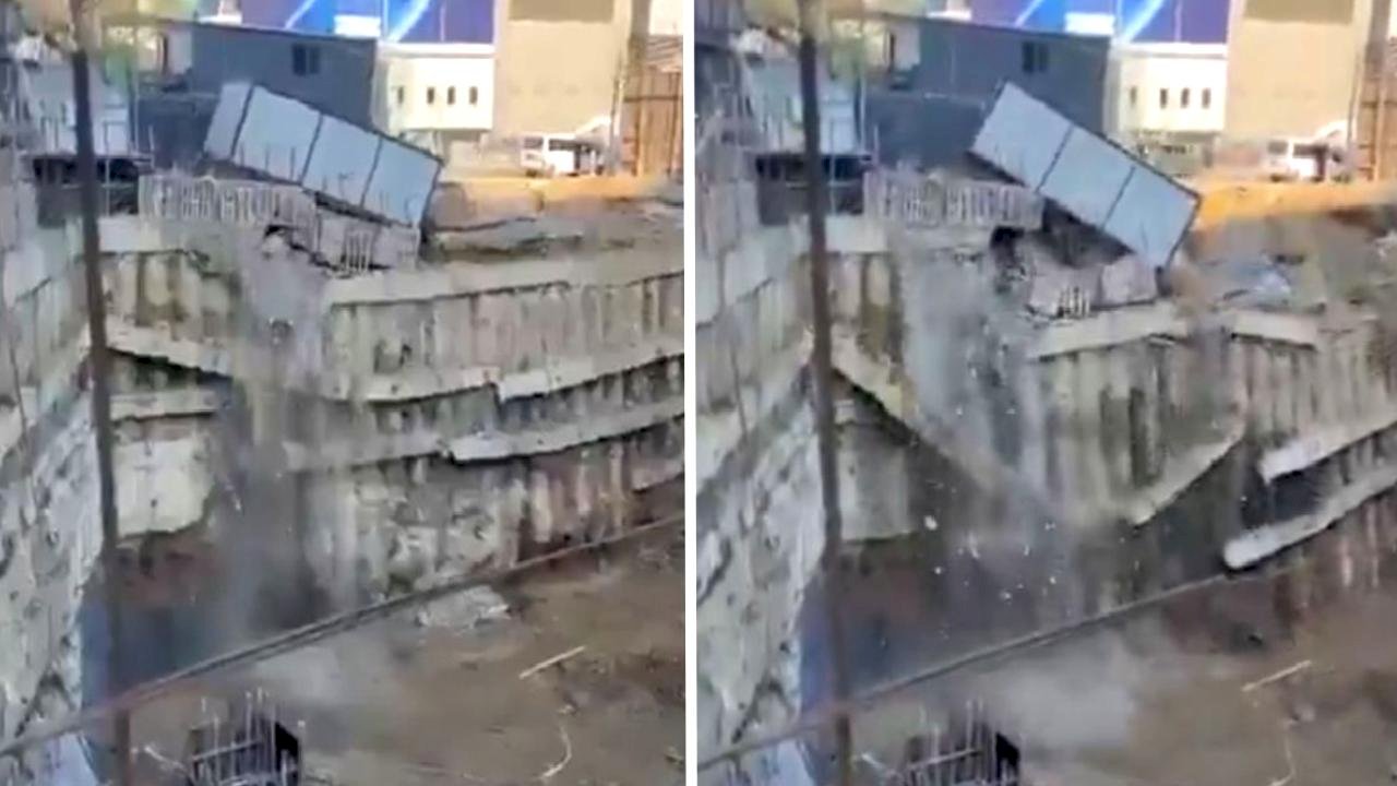 Fenerbahçe Stadı'nın yanındaki inşaatta çökme yaşandı