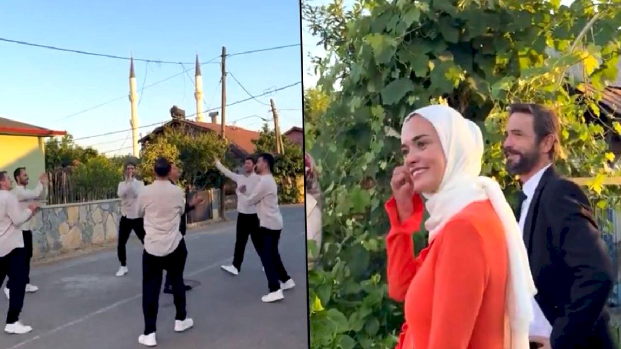 Gassal setinden gülümseten görüntüler! Ahmet Kural’ın keyifli anları