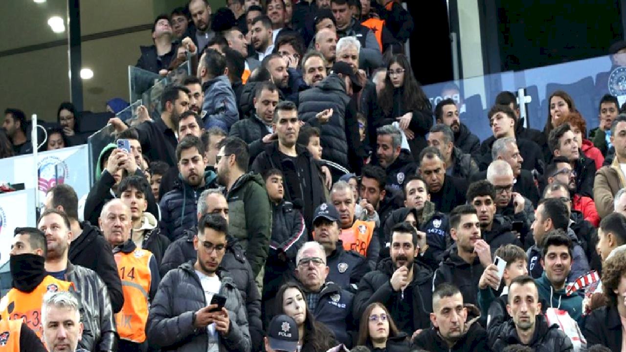 Gençlerbirliği - Galatasaray maçında VIP tribünde izdiham