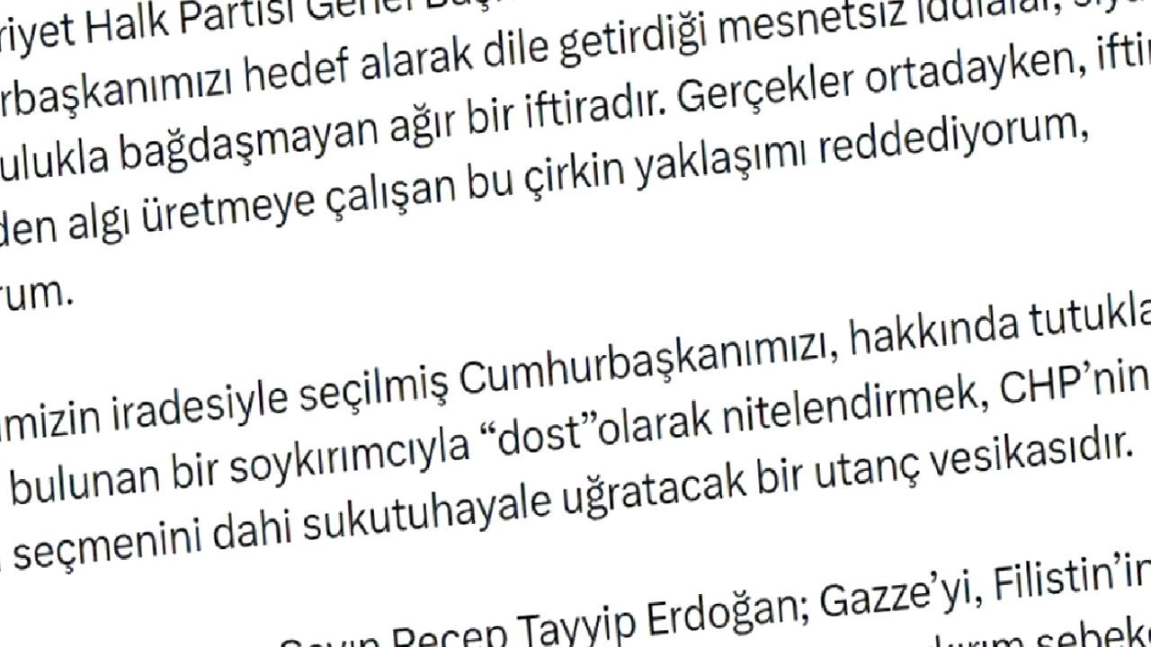 İletişim Başkanı Duran'dan CHP'ye Sert Tepki: 'Utanç Vesikası'
