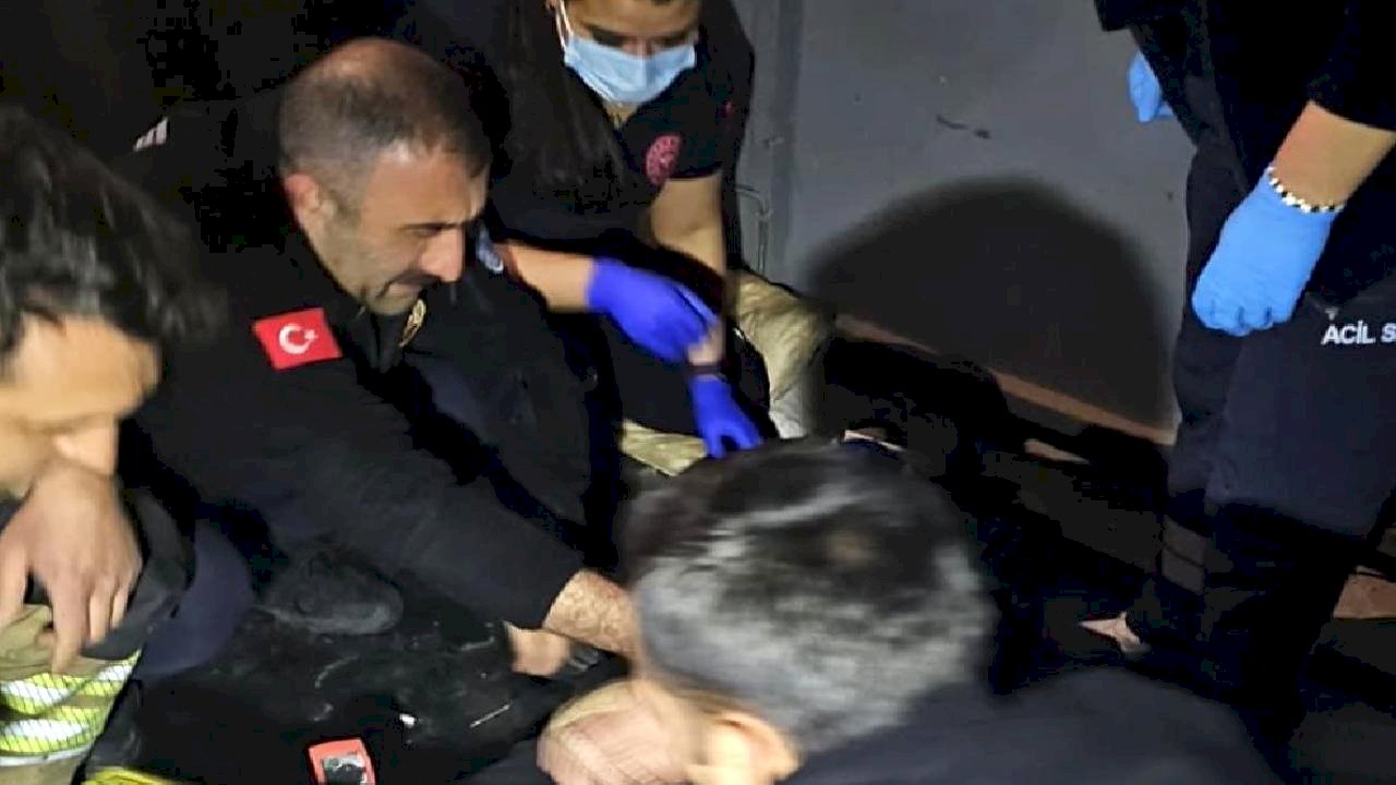 İnegöl'de Asansör Boşluğuna Düşen Genç Yaralandı