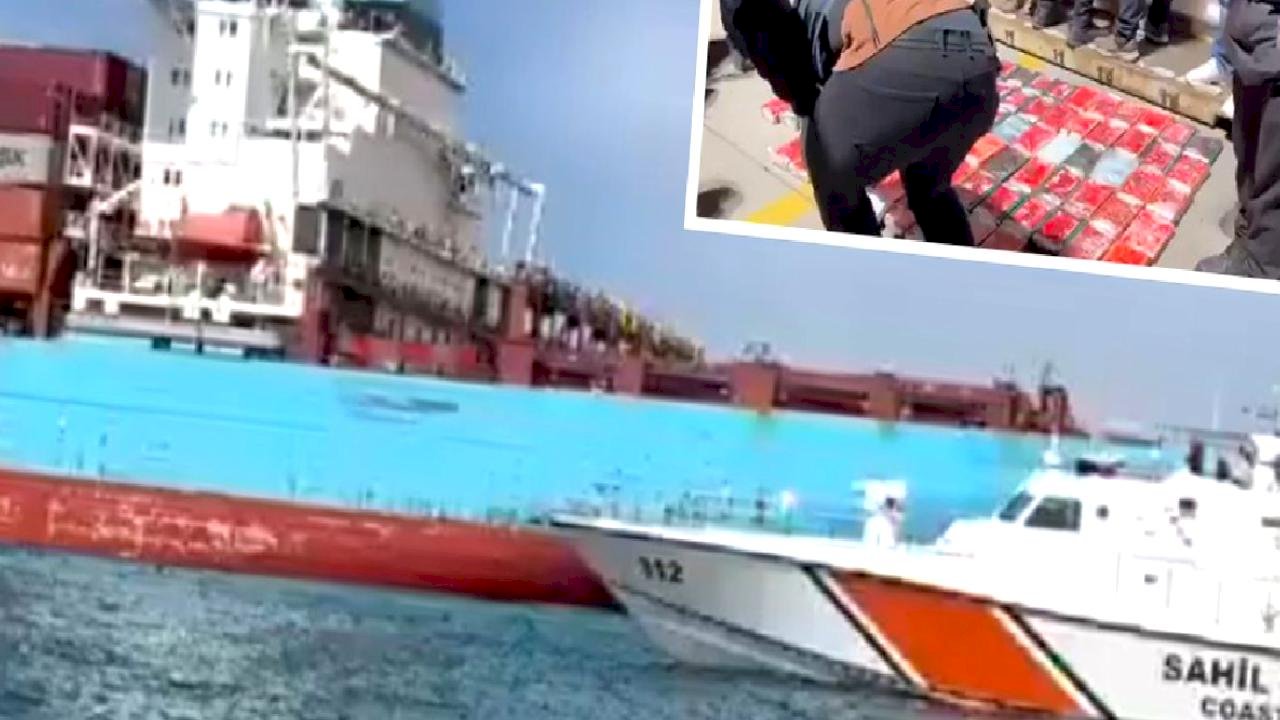 İstanbul'da Panama bandıralı gemide 106 kilogram kokain ele geçirildi