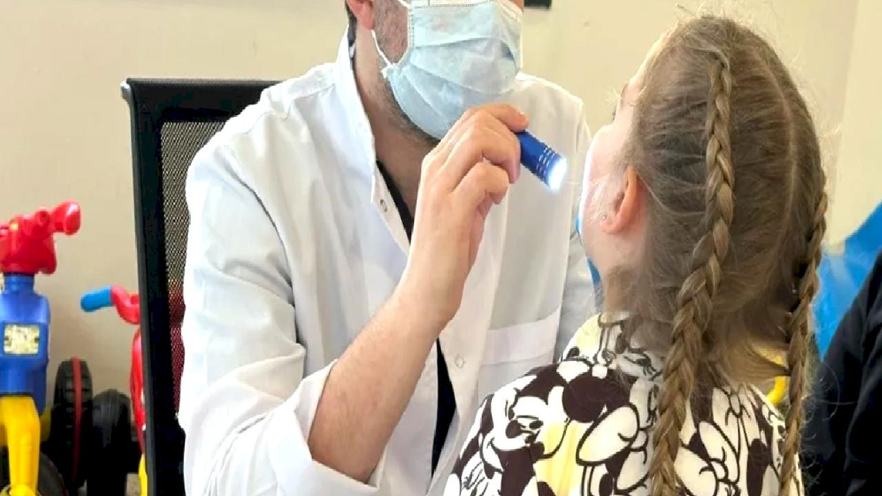 İstanbul'da 'Yuvamız Bakırköy'de miniklere sağlık taraması