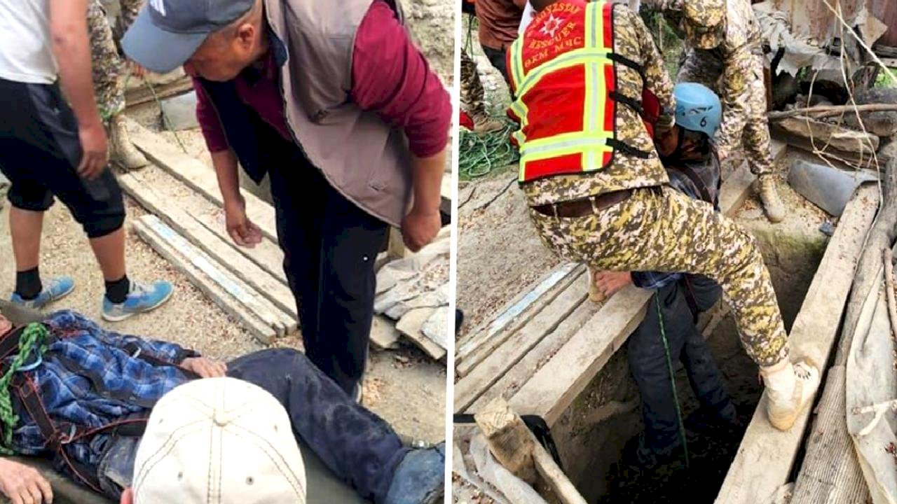 Kırgızistan'da 65 yaşındaki adam 18 metre derinliğindeki kuyuda 16 gün mahsur kaldı