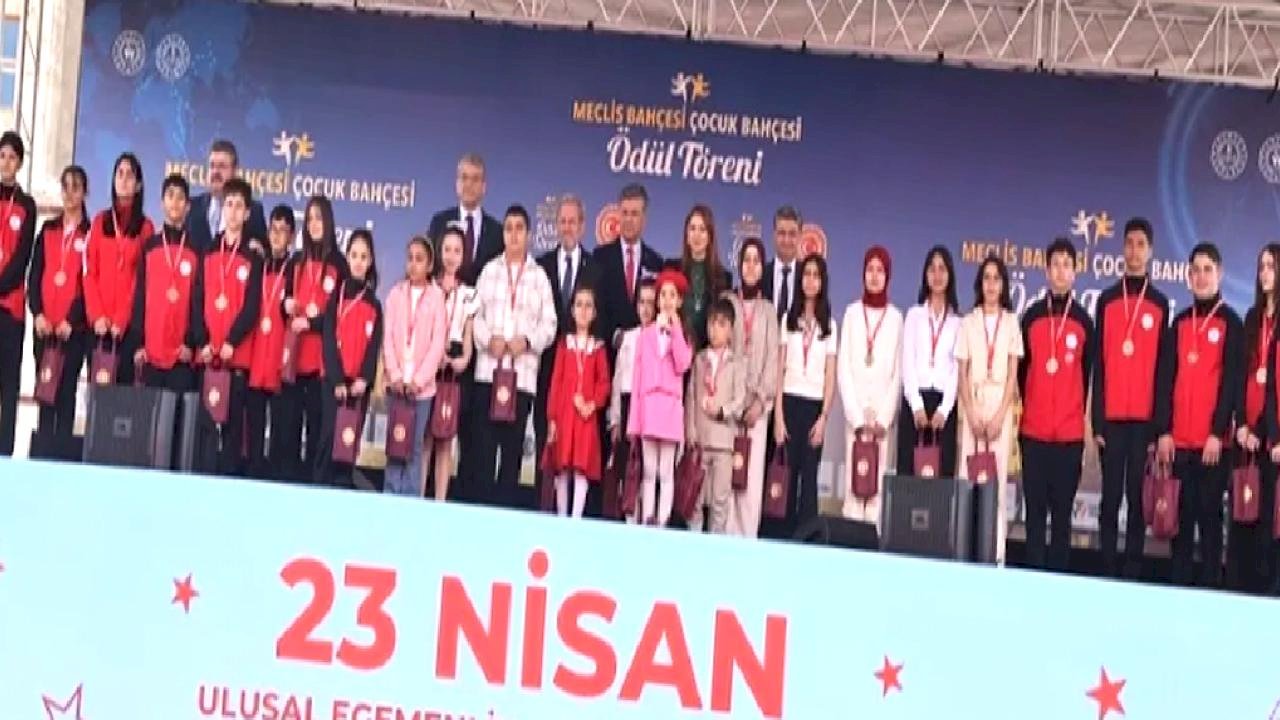 Meclis Bahçesi çocuklarla şenlendi