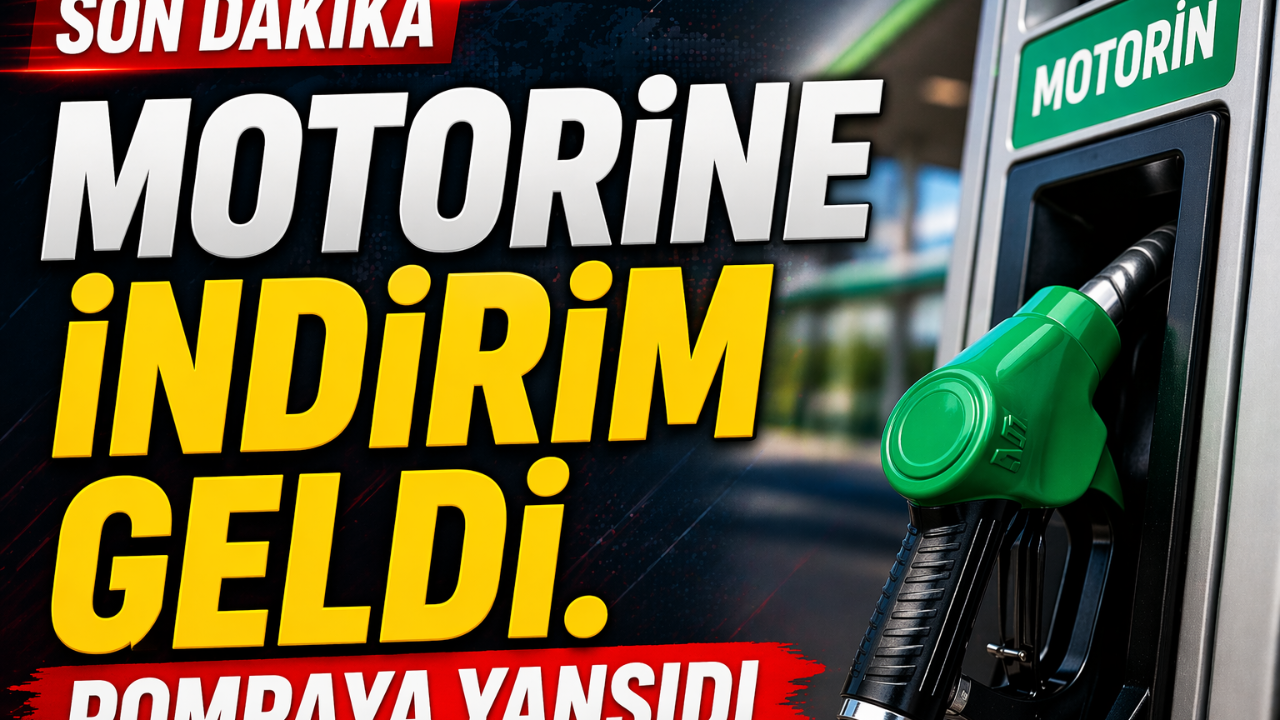 Motorin indirimi pompaya yansıdı, fiyatlar bir gecede değişti