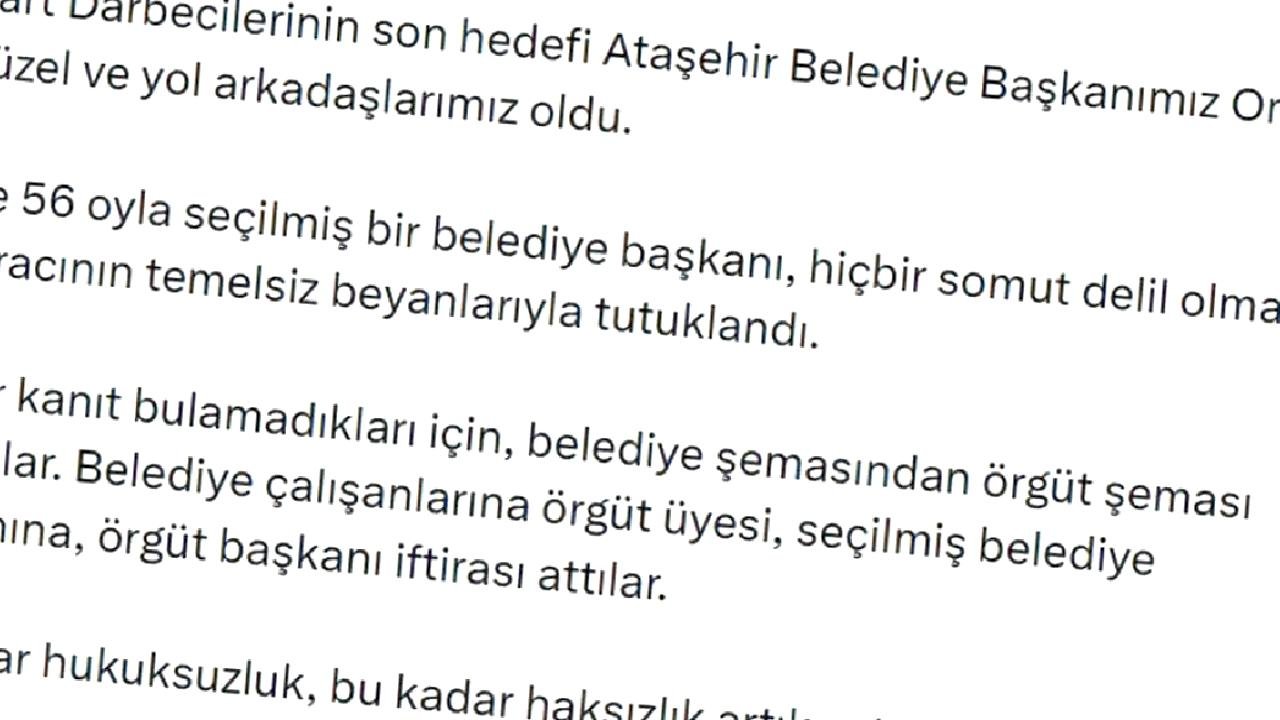 Özgür Özel: Bu düzeni değiştirene kadar durmayacağız