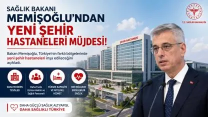 Sağlık Bakanı Memişoğlu: Yeni şehir hastaneleri yolda, randevu sorunu büyük ölçüde çözüldü