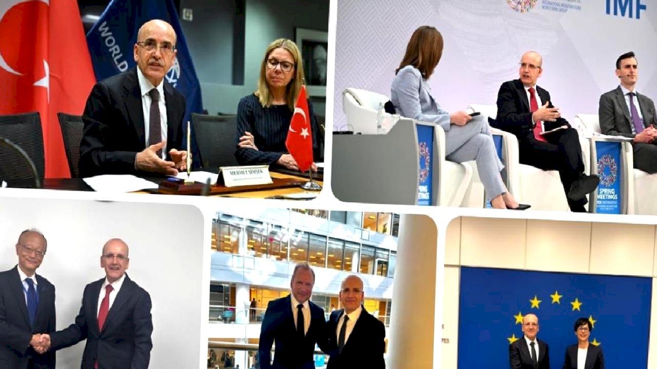 Şimşek, IMF-Dünya Bankası Toplantılarında Türkiye'nin Ekonomisini Tanıttı