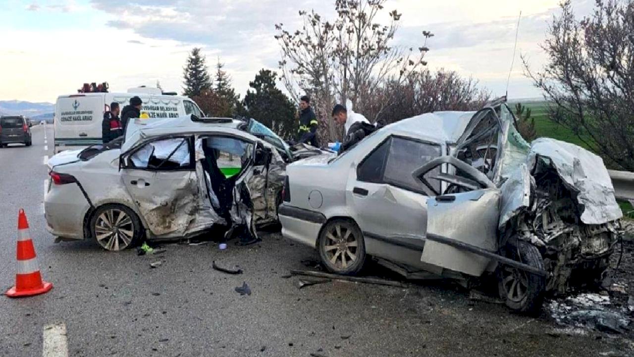 Sivrihisar'da Feci Trafik Kazası