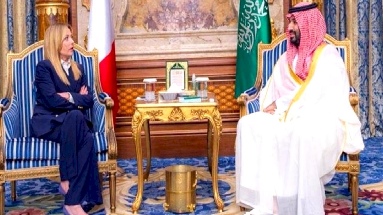 Suudi Arabistan Veliahtı Bin Selman, İtalya Başbakanı Meloni ile görüştü