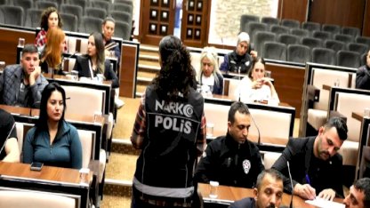 Ankara Keçiören'de özel güvenlik personeline 'Narko Kaan' eğitimi