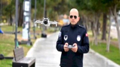 Antalya Büyükşehir zabıtasından dronla denetim