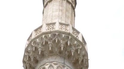 Ayasofya'da kuzeydoğu minare restorasyonu tamamlandı