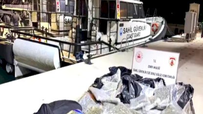 Ayvalık açıklarında narkotik darbe!