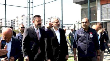 Başkan Öntürk Arsuz'daki yatırımları inceledi