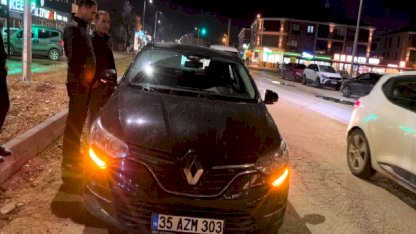 Bursa'da Yorgun Mermi Otomobile Isabet Etti