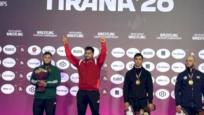 Cumhurbaşkanı Erdoğan, 13. Avrupa Şampiyonu Rıza Kayaalp'i Tebrik Etti