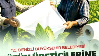 Denizli'de tütün üreticisine destek