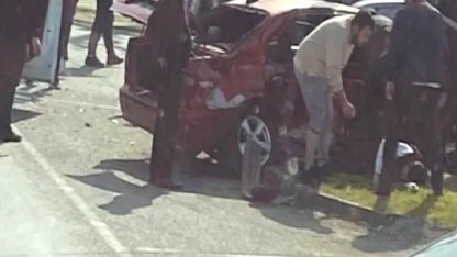 Düzce Olimpiyat Kavşağı’nda trafik kazası: 1 yaralı